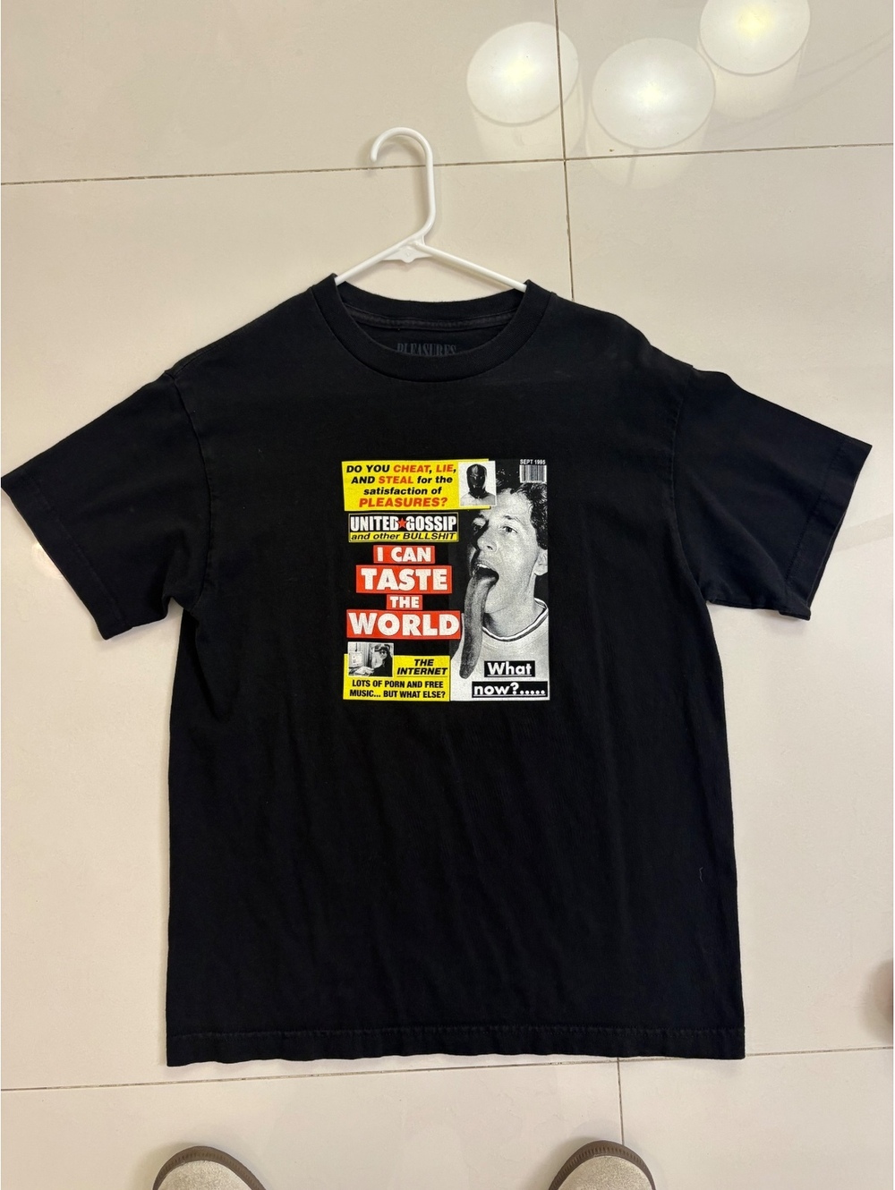Pleasures I can Taste the World Black Tee